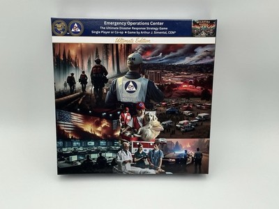 Emergency Operations Center Board Game Ultimate Edition Wildfire Mayhem - New