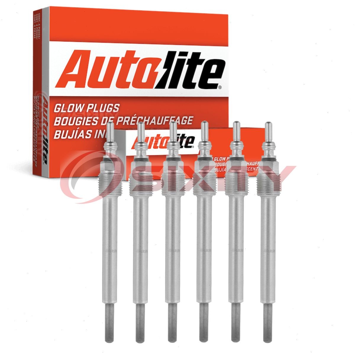 6 pc Autolite 1119 Diesel Glow Plugs for ZD-15 Y408JS M10AO 5616 5569562 bi
