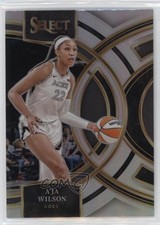 2024 Panini Select WNBA Premier Level Silver Prizm A'ja Wilson #158 10nm