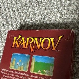 Karnov Box No Manual Nintendo Entertainment System NES