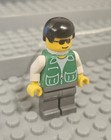 Lego MINIFIGURE- Town Green Jacket  Large Pockets,light Gray Legs Pck010 Lot240 — photo 1