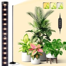 Standing Grow Light for Indoor Plants, Vertical Grow Light with 3 Light