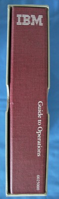 IBM Guide to Operations - First Edition (August 1981), with Version 1.00 disk