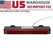 LED Light Kit for Hitch Cargo Carrier – Flat 4 Plug Magnetic Mount 2-Piece