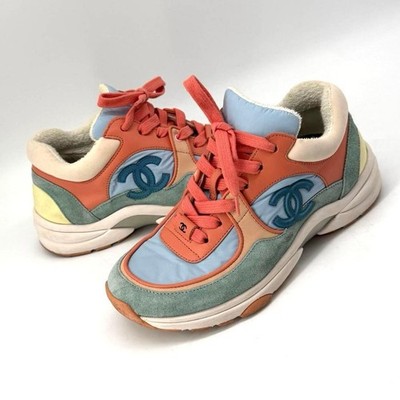 Chanel Sneakers Shoes Multicolor With Coco Mark Size 35 US About5 Women