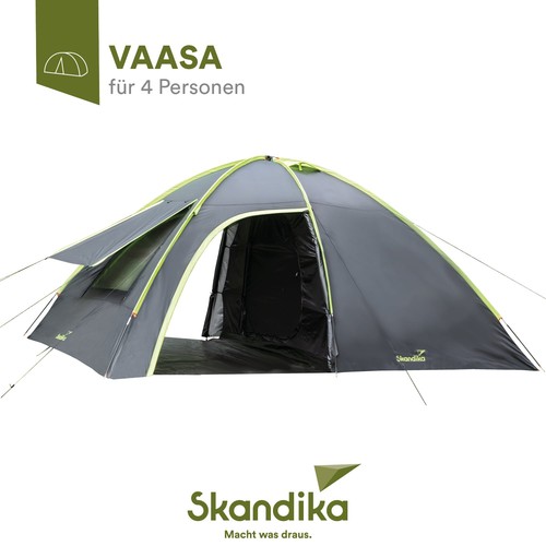 Skandika Vaasa 4 Personen Kuppelzelt Campingzelt kompakt B-Ware - Bild 1 von 8