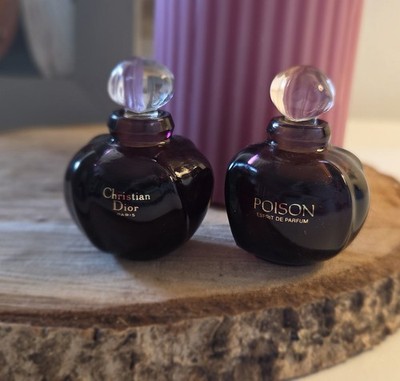 Christian Dior *  Esprit de Parfum * Poison * Vintage 1985 * 2x Miniaturen