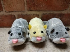 Zhu Zhu Pets Pipsqueak & Cappuccino Electronic Hamster Toy 2008 Loose READ