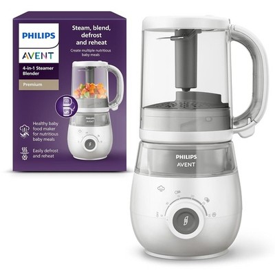 Philips Avent 4 in 1 Dampfgarer mit Mixer Premium Babynahrungszubereiter