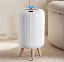 3 Gallon/11 Liter Motion Sensor Trash Can, Removable High Leg Design,Silent Auto