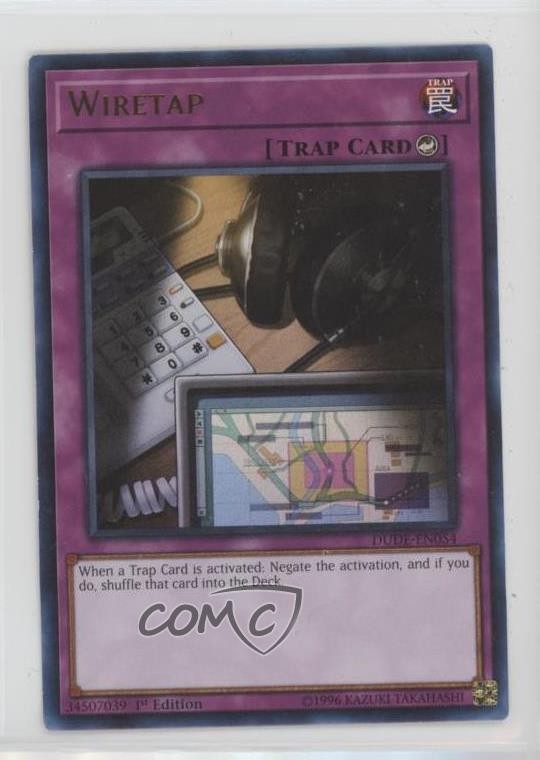Wiretap (UR) 1st Ed. YuGiOh Duel Devastator #DUDE-EN054