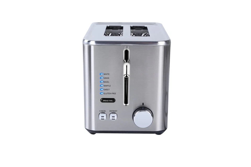 Toastmaster 2-Slice Toaster, Stainless Steel with Lever and Dial Controls,900W - Image 2 of 4