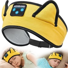 Kids Bluetooth Headband Headphones Wired Playback 3.5mm Jack School Travel