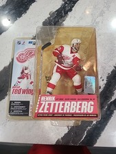 McFarlane Series 14 Henrik Zetterberg NHL Detroit Red Wings White Jersey Figure
