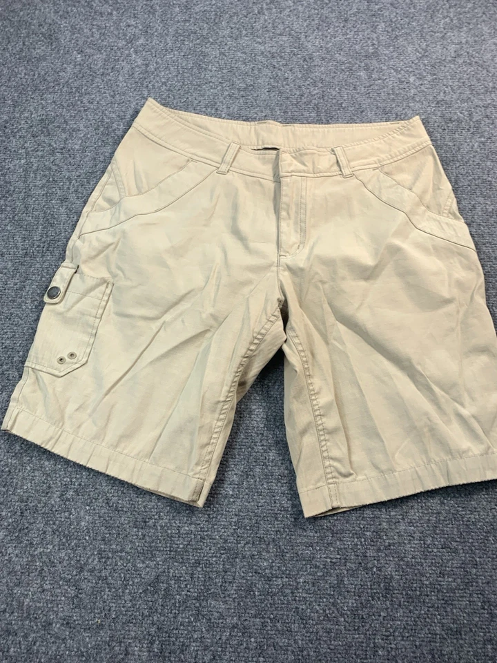 Pantalones Cortos REI Mujer Talla 6 Beige Carga Senderismo Camping Foto 2 de 4