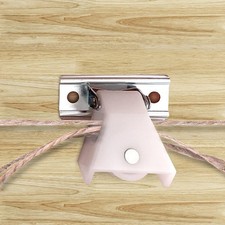 Set of 6 Curtain Pulleys with Easy Installation for Home or Office Use