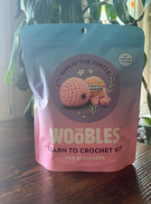 Rare The Woobles Original Pastel Emilio the Turtle Crochet Kit Sold Out