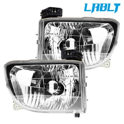 LABLT Right&Left Side Chrome Headlights Headlamps For 2001-2004 Toyota Tacoma