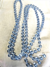 135 CZECH GLASS Faceted Crystal Multi CUT 7mm BEADS Plus Clear Spacers
