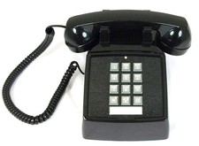 Cortelco 250000-VBA-20M Desk w/ Volume BLACK 2500-V-BK UPC 048044251002 - Cor...