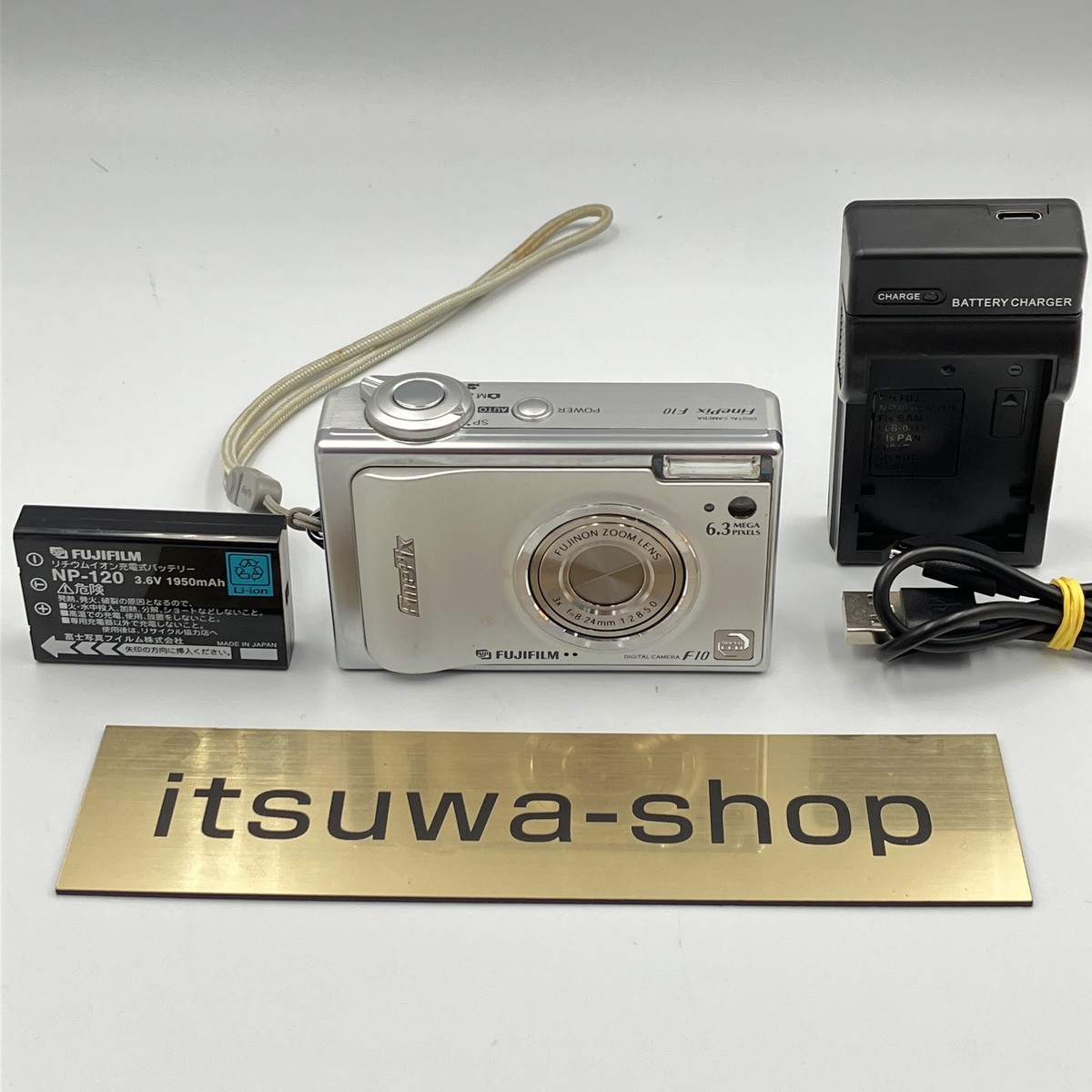 Fujifilm FinePix F Series F10 6.3MP Digital Camera - Silver for