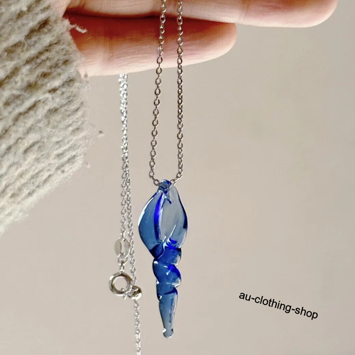 Customized Cosplay Stardew Valley Mermaid Conch Glass Necklace Pendant - Picture 4 of 7