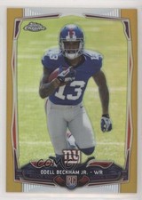 2014 Topps Chrome Gold Refractor 33/50 Odell Beckham Jr #117 1j6