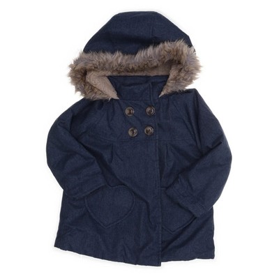 Topomini, Mantel, Mädchen, Größe: 92, Blau, Recyceltes Polyester #Ovy