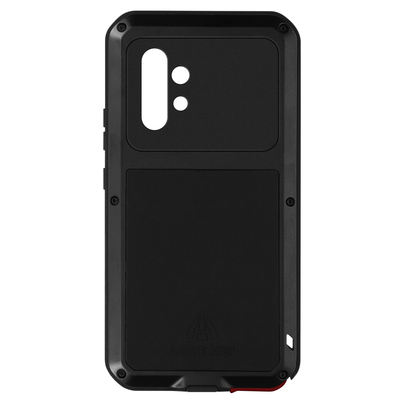Coque Galaxy A52 5G Love Mei noire imperméable et antichoc étanche 3m