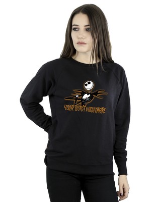 Disney Damen The Nightmare Before Christmas Worst Nightmare Sweatshirt