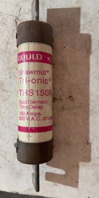 Shawmut TRS150R 150Amp Fuse - Tri-Onic Time Delay, Class RK5, 600 VAC