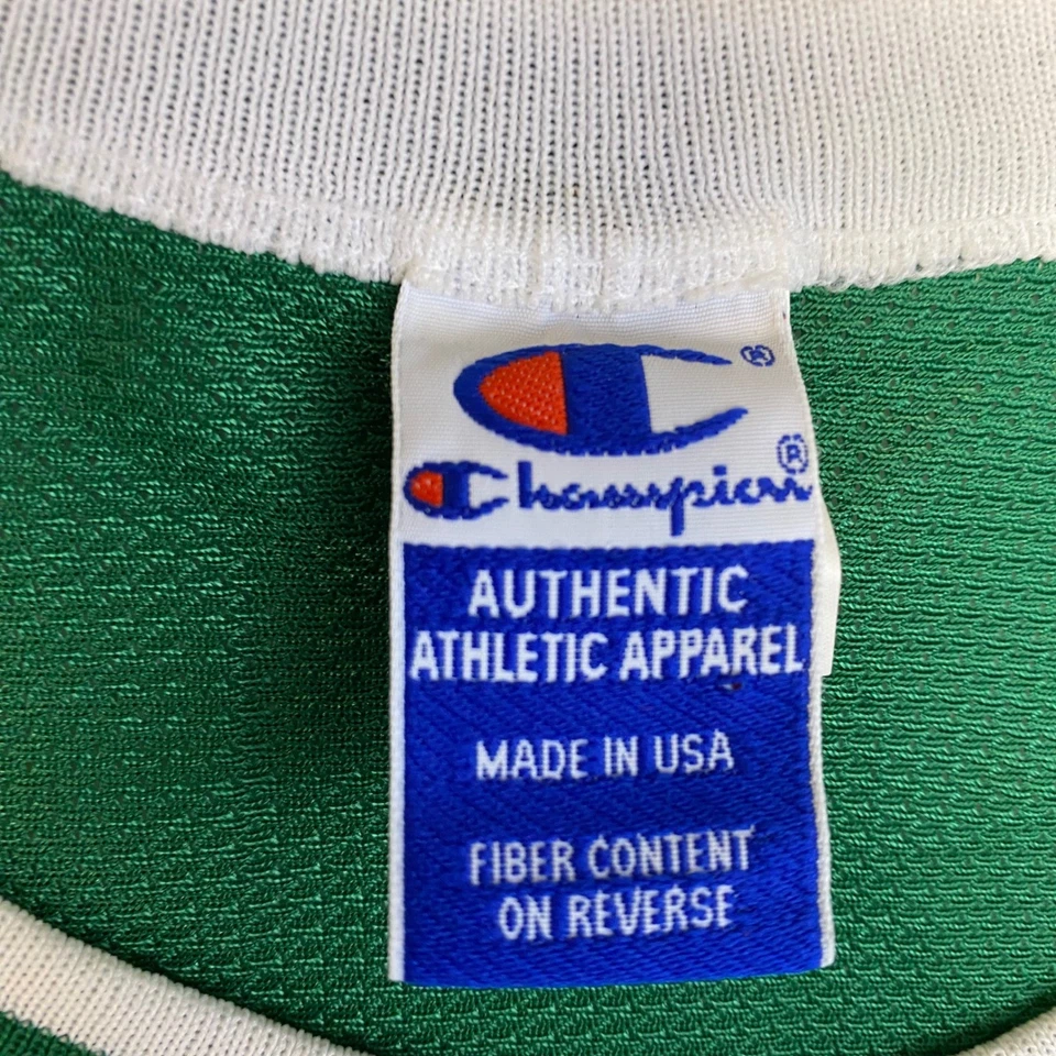 Camiseta deportiva vintage del campeón Larry Bird de los Boston Celtics con logotipo dorado de la NBA #33 para hombre talla 52 Foto 3 de 4