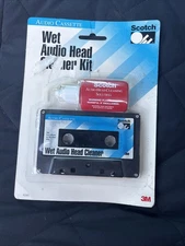 Scotch 42305 Wet Audio Head Cleaner Kit Cassette Tape Renewal Solution