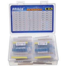 300 Pcs 30 Values Resistor Kit 1 Ohm - 1M Ohm with 1 2W Metal Film Resistors As