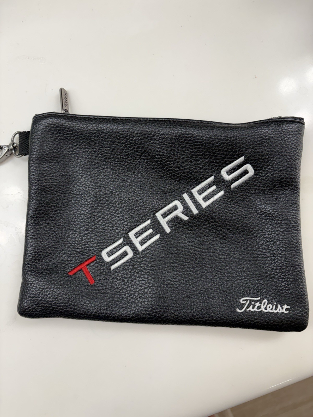 Titleist T-Series Leather Valuables Pouch And (14) Titleist 