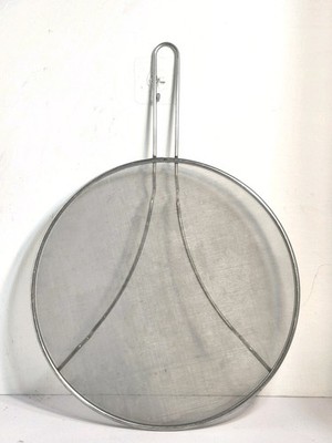 Stainless Steel Splatter Guard 13'' Fine Mesh Cover, Grease & Oil Splatter Screen