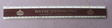 Vintage Advertising Ruler Standard Oil * Wayne Distributing Waterloo Illinois
