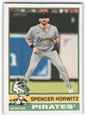 Spencer Horwitz 2025 Topps Heritage Baseball #75 Pittsburgh 