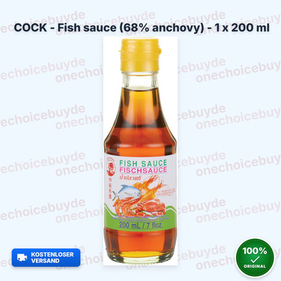 Cock Fisch Sauce 200ml Nuoc Mam Fischsosse Fish Sauce Nam Pla