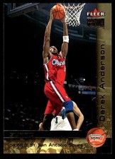 Derek Anderson 2000-01 Fleer Premium #114 Spurs NBA READ FREE SHIP AutographDen