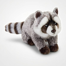 12 Inch Raccoon Plush Stuffed Animal Realistic Soft Cuddly Toy Figure Woodland