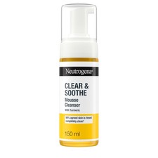 Clear & Soothe Mousse Cleanser Face Wash with Turmeric (1x 150ml) Gentle Facial