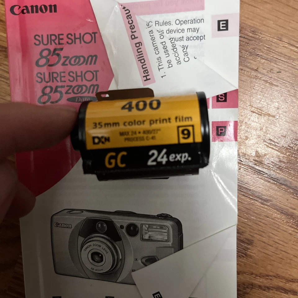 佳能 Sure Shot 85 变焦 - 35 毫米单反相机 - 已测试并正常工作 — 第 4/4 张图片