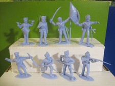 TIMPO MARX WATERLOO ALAMO PLAYSET BRITISH OR MEXICAN ARMY PLASTIC TOY SOLDIERS