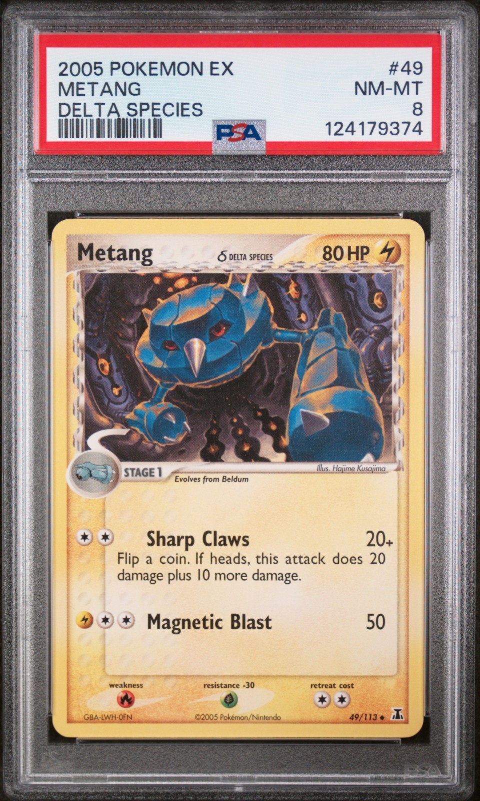 Metang (Delta Species) 49/113 - Delta Species Regular (PSA 8)