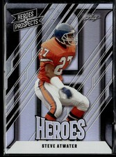 2024 Leaf Heroes & Prospects #224 Steve Atwater Silver #/199