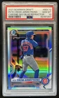 2021 Bowman Draft Pete Crow-Armstrong Chrome Sky Blue Refractor #BDC-12 PSA 10