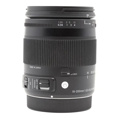 Objektiv Zoom Sigma 18-200mm DC OS 3.5-6.3 contemporary passend Canon EOS AF - Bild 1 von 4