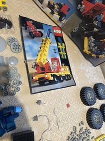 Vintage LEGO Lot 1980 Technic #8860 Basic #744 Motor Box Manuals Incomplete
