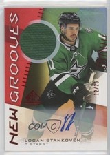 2024-25 Upper Deck SP Game Used New Grooves Jersey /25 Logan Stankoven Auto 1o50
